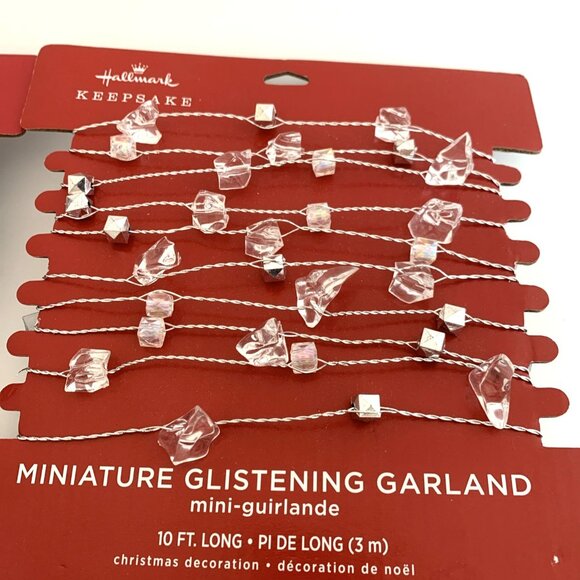 2 Hallmark Keepsake Miniature Garland 6 Foot & 10 Foot Long New Xmas Ornament - Picture 5 of 8